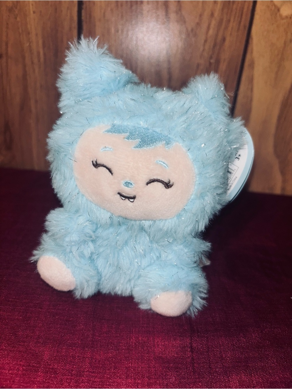 Lababies - Xixi (Blue) Sparkle Monster Clip On Plush